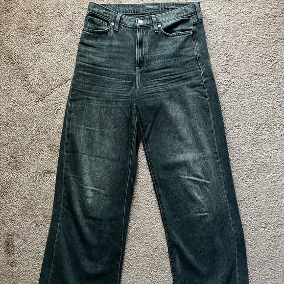 Banana Republic Black High-Rise Wide-Leg Jean - Size 29 - Picture 5 of 7